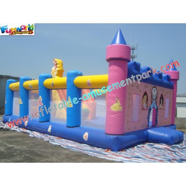 Customized Princess Giant Inflatable Amusement Park Games / Inflatable Funcity Toys