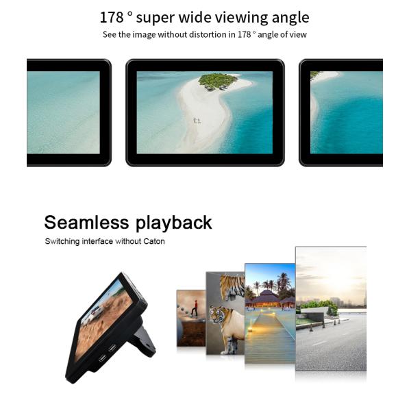 10.1 Inch Digital Signage Screen 250nit With Mounting Bracket