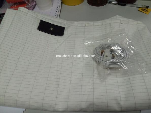 Silver Fiber Conductive Bed Set Fitted and Flat Sheet Healthy Sleeping Bed