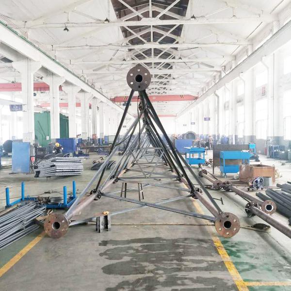 Galvanized Triangular Self Supporting Cell Tower 30m 45m 60m Q355B GSM Transmission Antenna