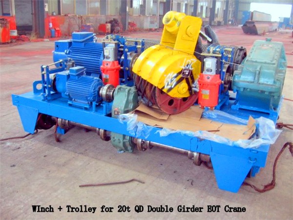 YUANTAI Design and supply cheap cost New Type E.O.T. Double Girder Overhead Crane