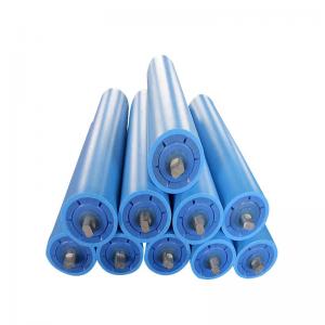 China Adjustable Guide Roller Industrial UHMWPE Plastic Belt Conveyor Idler Roller on sale
