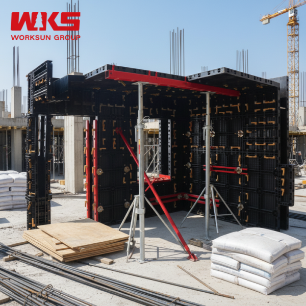 Heavy Duty Modular Plastic Formwork ABS Plastic Formwork For Concrete Walls And Column