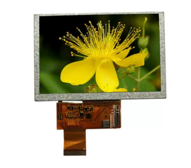 5 Inch TFT LCD Screen with 1000 Cd/m2 Brightness 800x480 Resolution and 6 O'Clock Viewing Angle for Industrial Applications