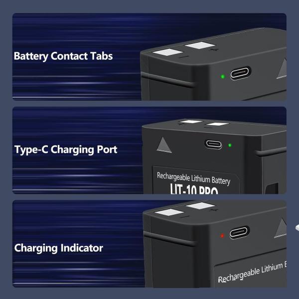Replacement Battery for LM2, LINK-MICRO, CELL-Link Trail Cameras – 3.85V 10500mAh 40.42Wh LIT-10