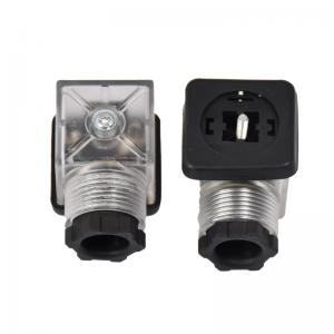 China Field Wirable Solenoid Valve Connector 10A 250V LED DIN 43650 Connectors on sale