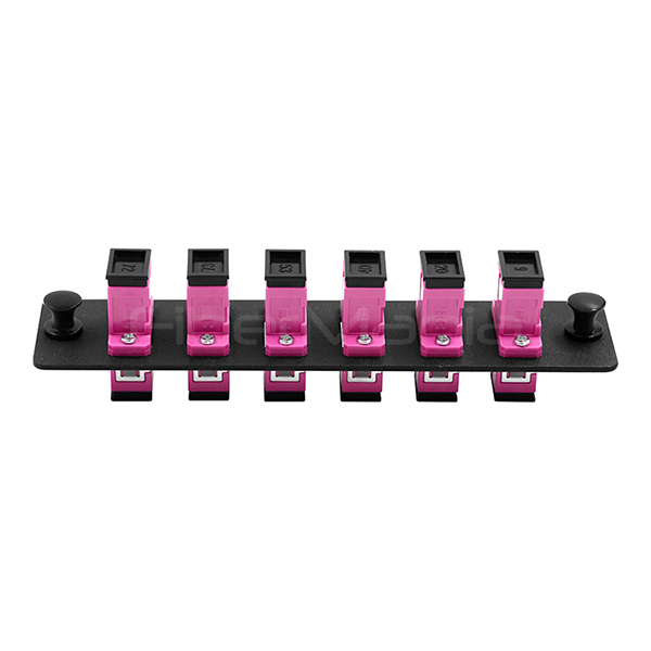 OEM SC Adapter Panel 6 Ports Loaded W/6 SC Single Mode Or Multimode Adapter LGX Patch Panel
