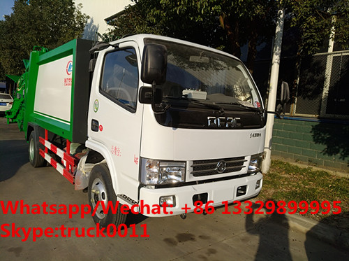 new best seller-dongfeng LHD/RHD 4tons compression garbage truck for sale, Factory sale customized refuse garbage truck