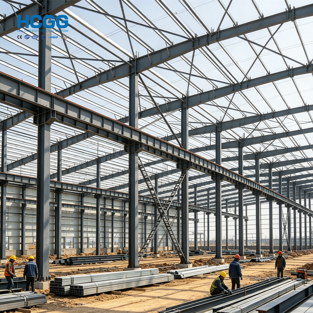 Prefabricated Hot-Dip Galvanized Steel Structure Poultry House