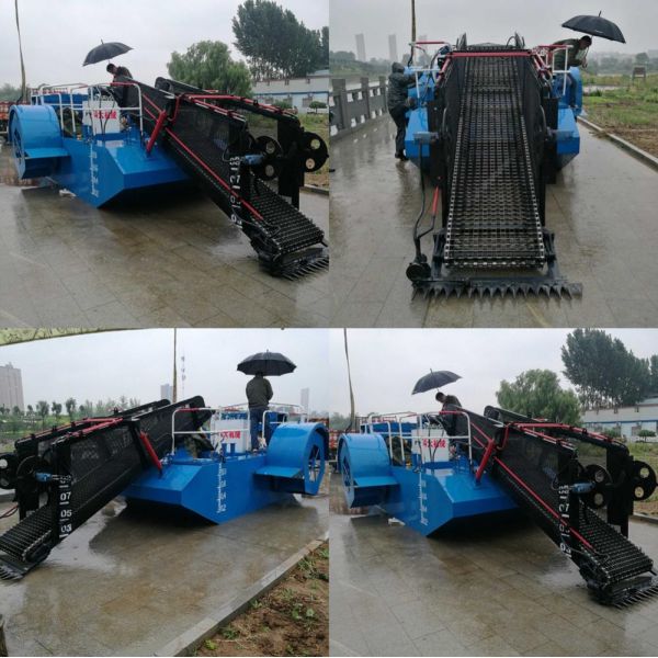KEDA Full Automatic Aquatic Weed Harvester with 30 - 50 HP and 2 Rows for Efficient Water Hyacinth Harvesting