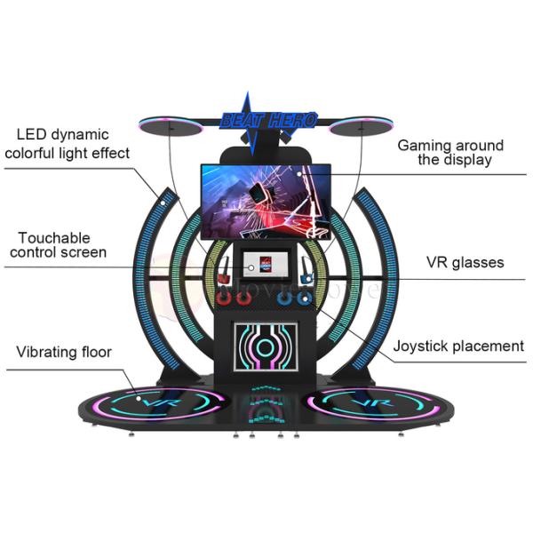 Music Training Simulator Arcade Machine Interactive Full Motion Flight VR Music Dance Game