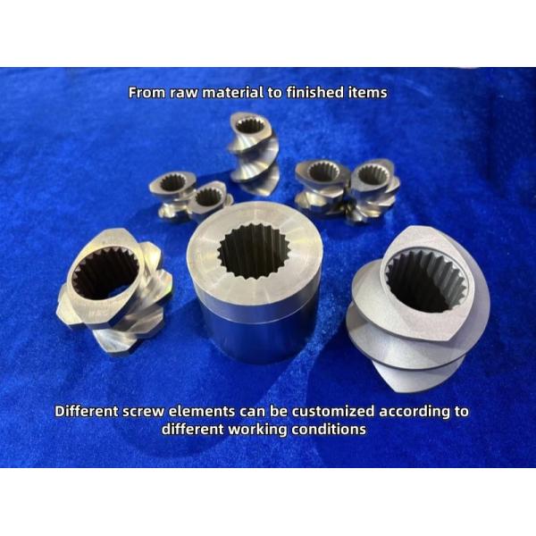 Extruder parts Screw Segment barrel and liner for Plastic resin mixing, compounding and granulation with halogen-free flame retardant