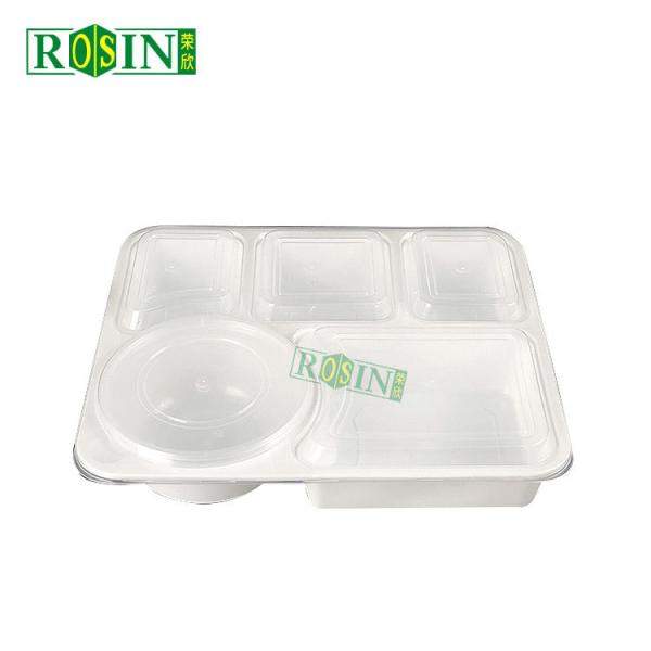 Custom Takeaway Food Container PP Multi Compartment Take Out Containers