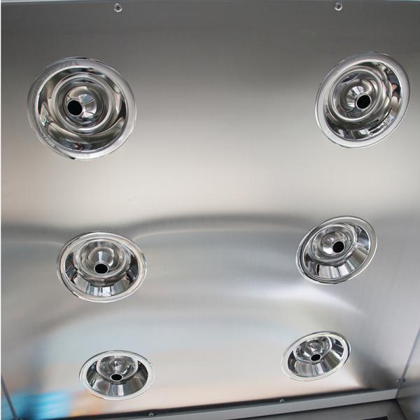 Hepa / Pre Fliter Cleanroom Pass Box High Efficiency With Air Shower Nuzzles