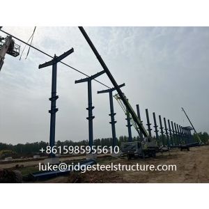 Engineered Framing Prefab Large Span Galvanized Sandwich Panel PEB Steel