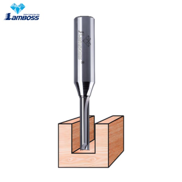 Lamboss Cutters Milling Two-Edged Straight Bit Cnc Router Bits Set for Cutting Woodworking