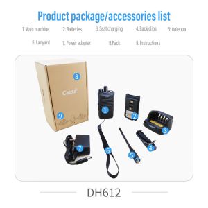 Digital Two Way Radio DH612 Handheld Small professional walkie-talkies