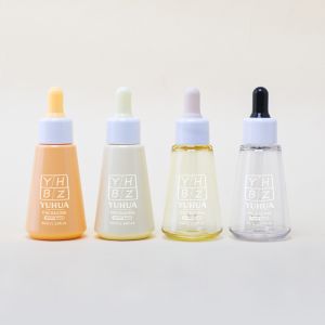 Wholesale Silk Screen Printing Serum Dropper Bottles 50ML Customizable Plastic