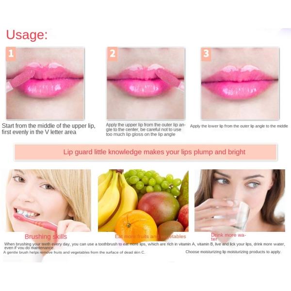 Long Lasting Cute Lip Gloss Waterproof Moisturizing Sweet Liquid Container Lipstick
