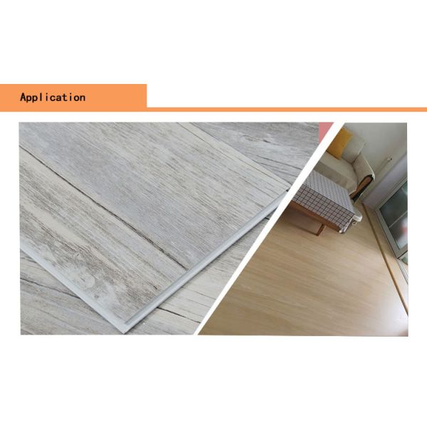 Modern Design Wood and Marble Pattern SPC Flooring Tiles Easy-to-Clean Click System