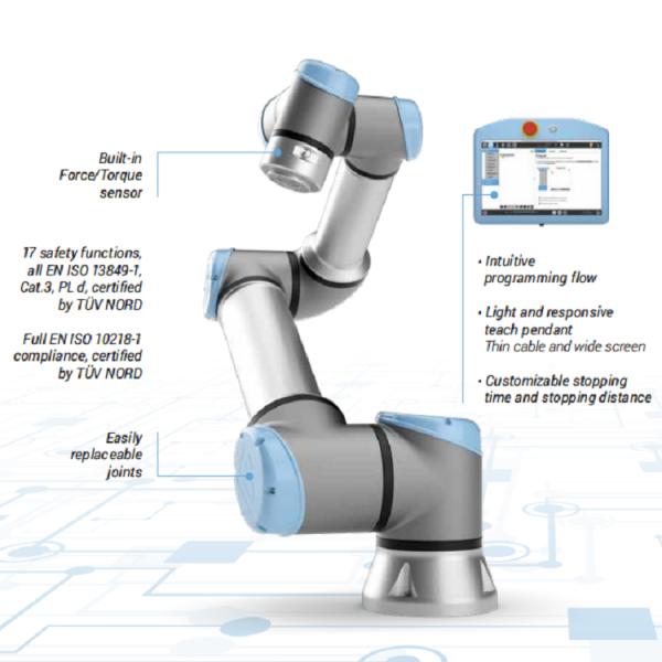 Collaborative Robot UR Universal Robots UR3 Cobot Robot With Onrobot Gripper And Lift100 Lifting System