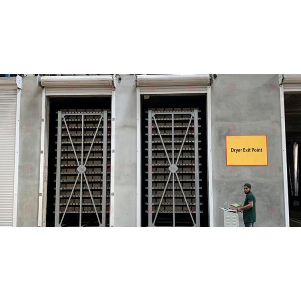 Dryer Machine in Brick Making Process and Products in Drying Chamber in Malaysia