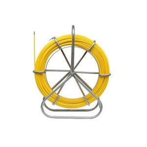 Wholesale Portable Yellow Underground Cable Tools , 4 ~ 16 Mm Fiberglass Conduit Rodder from china suppliers