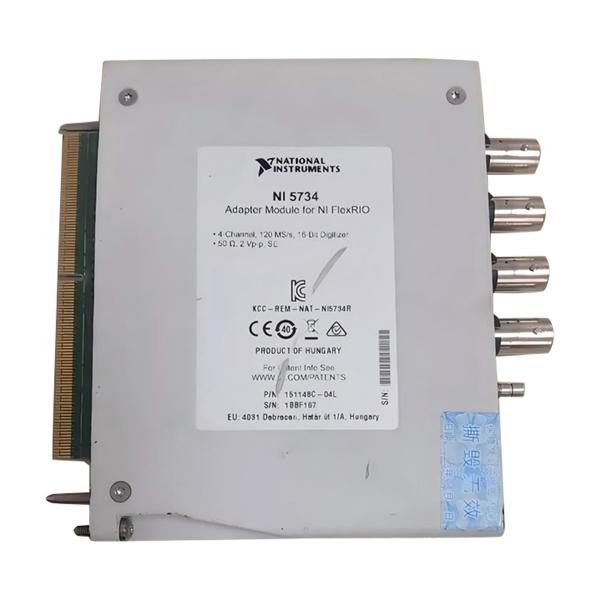National Instruments NI-5734 Digitizer Adapter Module 117MHz Bandwidth 16 Bit Resolution