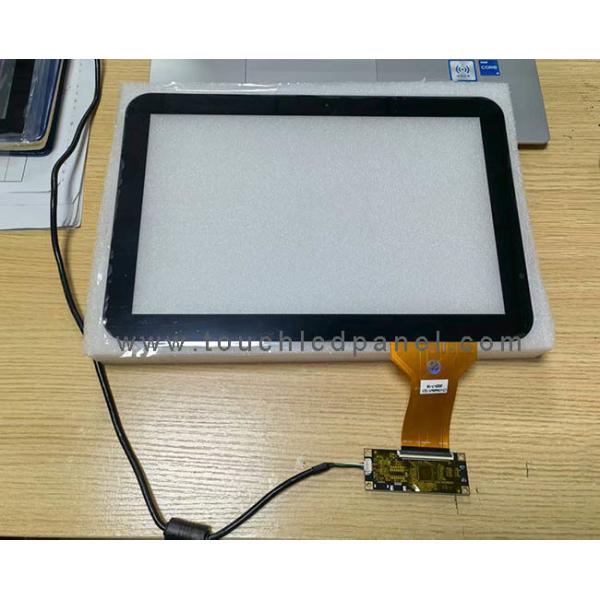 12.1" Widescreen Narrow Bezel PCAP Touch Screen 1280x800 with USB Touch Controller