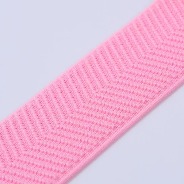 Customizable 3.5cm Polyester Herringbone Elastic Webbing For Garment Production