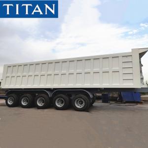 China 5 Axle 35cbm New Rear Tractor Dump Truck for Sale on sale