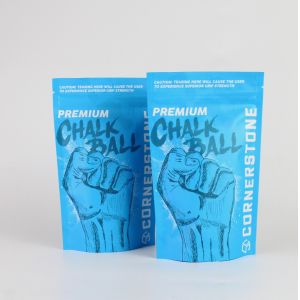 Customized High Barrier Matte Powder Pen Ball Packaging Bag With Zipper And