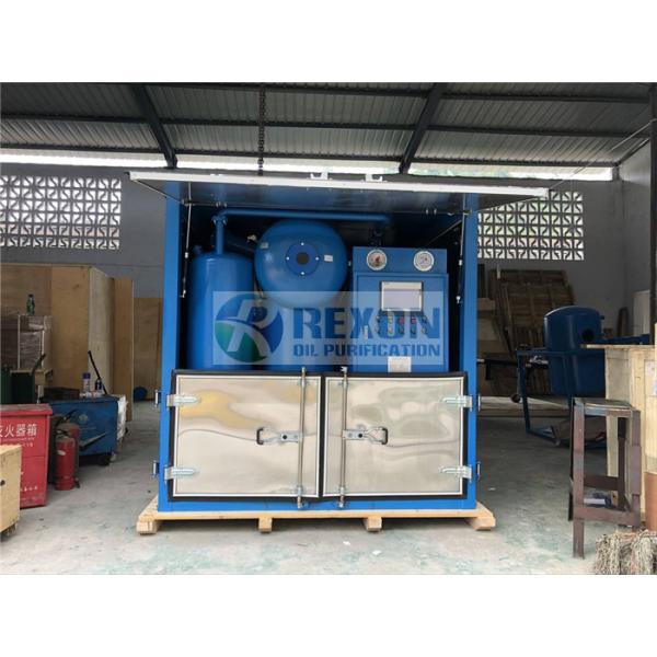 Weather Proof Type Bipolar Vacuum Insulating Oil Purifier Machine 12000Liters/Hour