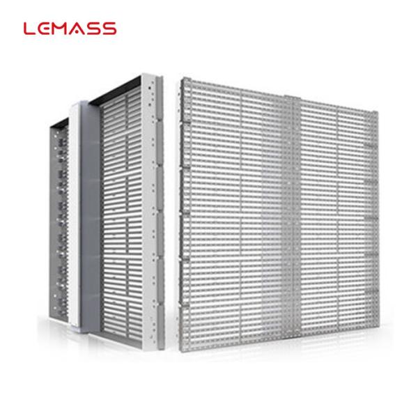 P6 transparent LED screen display 1000*500mm LMS-Mesh better heat dissipation