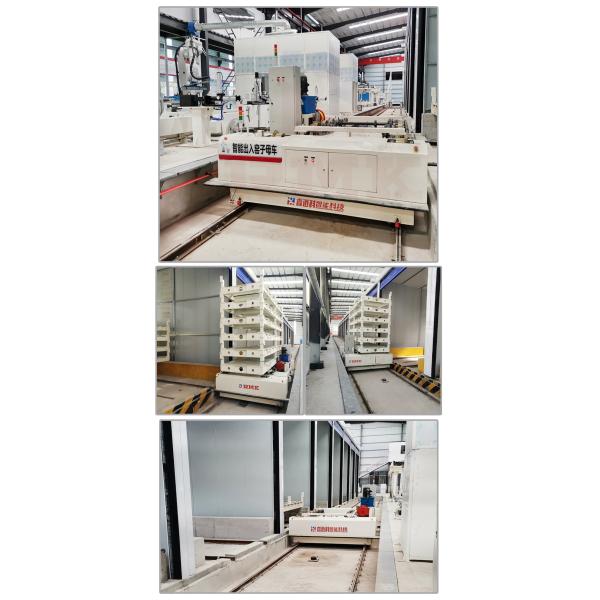Automated Rail Transfer Cart Workshop Heavy Duty Material Carts