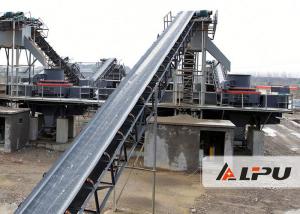 Big Conveying Capacity Material Handling Conveyors For Construction , 1200mm Belt Width