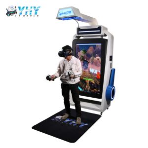 Wholesale 55 Inch Screen Game VR Simulator Indoor Home Coin operated VR Shooting Platform from china suppliers