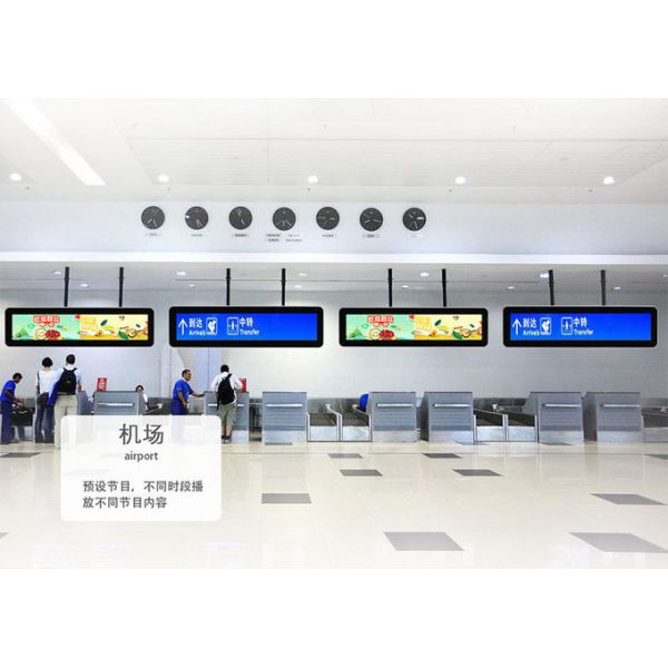 350 Nits HDMI 19" 1920x360p Stretched Bar LCD