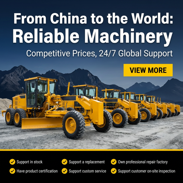 Cat 120g Used Machine Motor Grader Engineering Construction Equipment