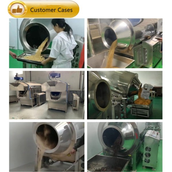 Multifunctional Puffed Snack Roasting Machine For Shrimp Sticks Potato Chips Bugles