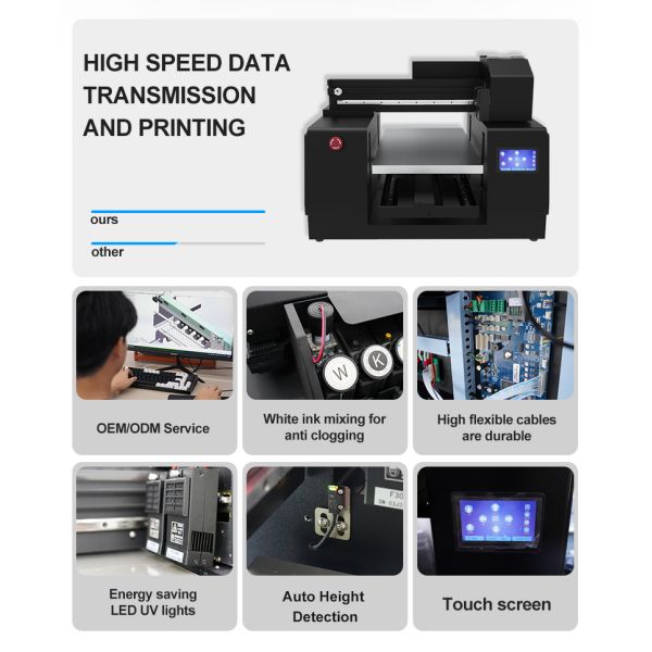 KECAI Customized Wholesale Dual Head Digital 3060 Multifunctional Machine Flatbed Printer Two Printhead XP600 UV Inkjet Printer