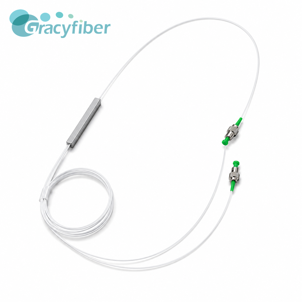 PM1310 1x2 PLC Splitter 50 50 Polarization Maintaining Optical Splitter Low Insertion Loss High Return Loss FC APC