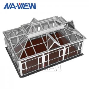 China Aluminium Summer House Vaulted Ceiling Sunroom Easy To Clean With Water on sale