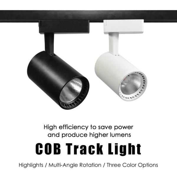Second Line Exhibition Hall LED Track Light Clothing Store Surface Mounted Cob Spotlight
