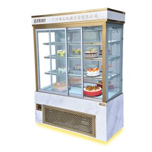 4 Layers Cake Display Freezer Explosion Proof Bakery Freezer Counter Frost Free