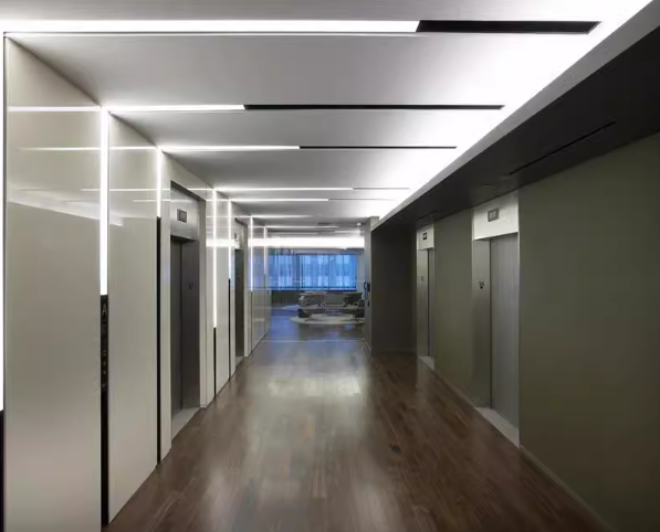 Ultra-Thin Aluminum Alloy Lamp Trough SMD Lamp With Slot Embedded Ceiling Aluminum Profile