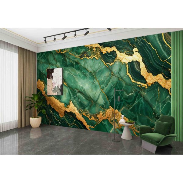 High Glossy UV Marble Sheet Faux Marble Wall Panel Easy Install for Interior Wall Decor