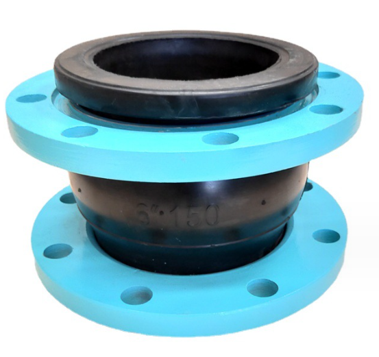 Flexible Connector Single Rubber Bellows DN500 PN16 with galvanized Flange