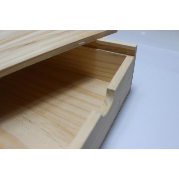 Natural Style Custom Wood Serving Tray , Rectangular Serving Tray With Lid