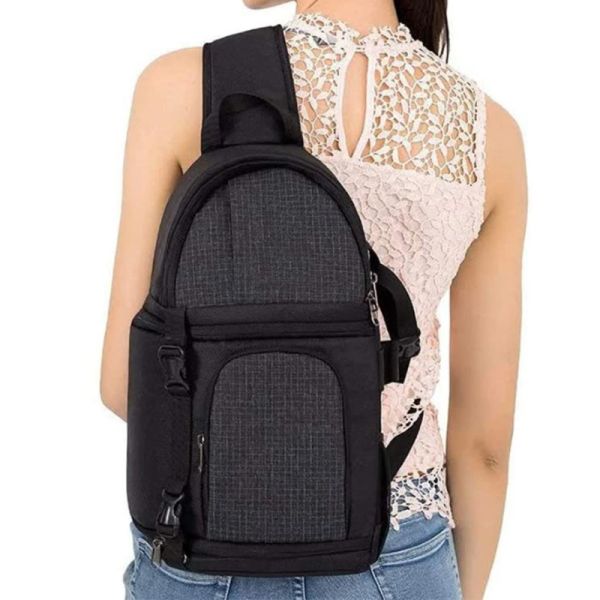 Multi-functional Shockproof Photography Camera Soft Messenger with Tripod Holder Portable Camera Sling Bag
